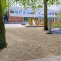 Aire de jeux revêtement semi durcissement