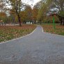 DurEko-mix BIO Grijs fiets- en wandelpaden Wilhelm-Dopatka-Stadtpark Leverkusen-Wiesdorf